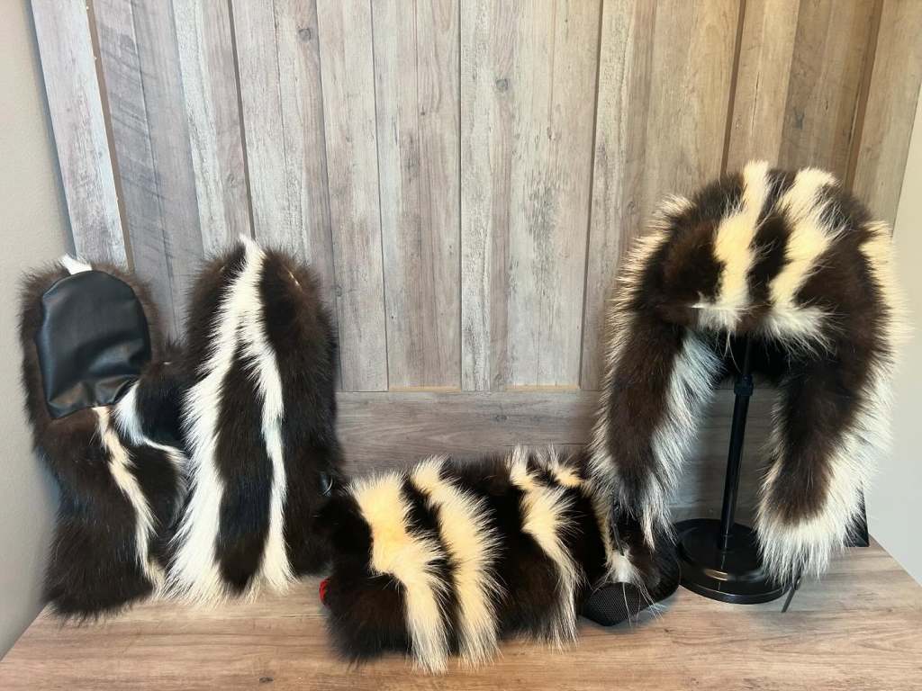 Skunk fur collection